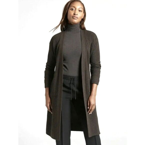 Athleta Scenic Wrap Long Sweater Cardigan 1X - Picture 1 of 9